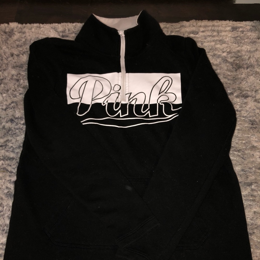 Victoria secret pink half zip up